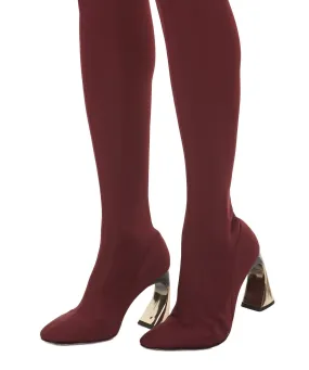 TOUJOURS LE TOUR BOOTS IN BURGUNDY