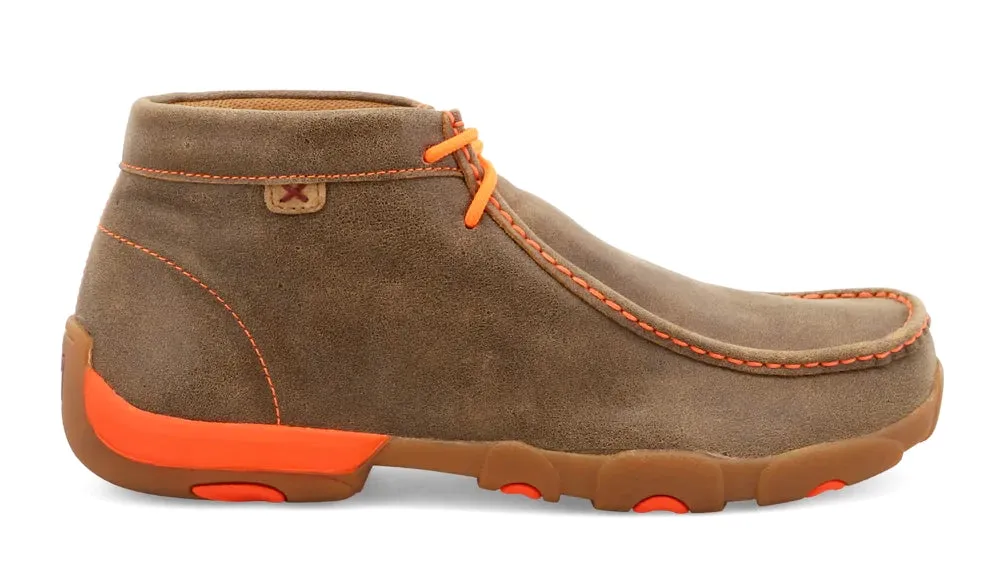 Twisted X Men's Brown & Orange Driving Moc