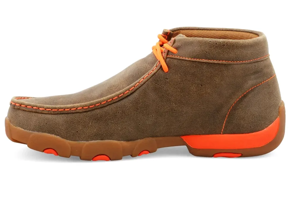 Twisted X Men's Brown & Orange Driving Moc