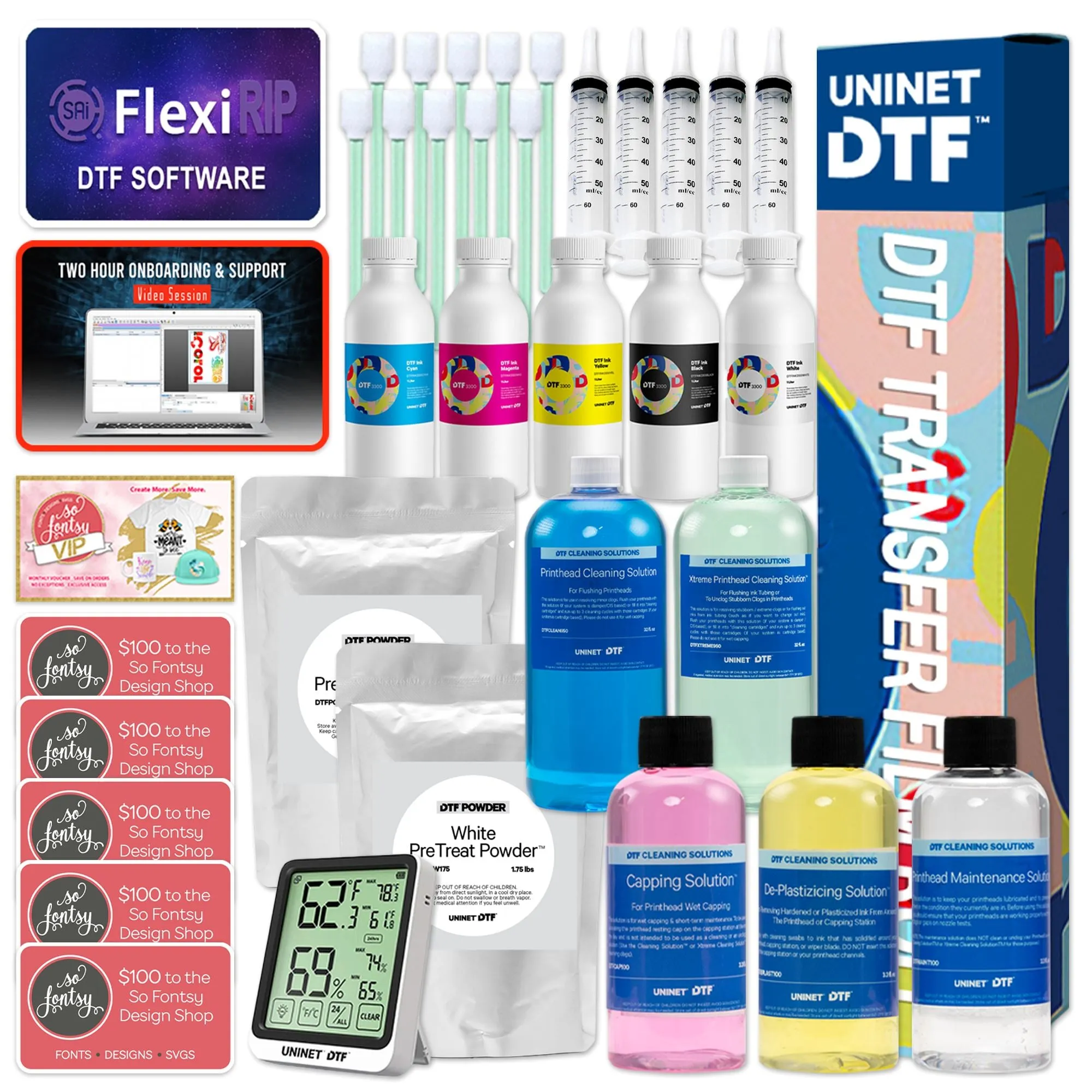 Uninet 4300 Direct To Film (DTF) Roll Printer & Training - 17"