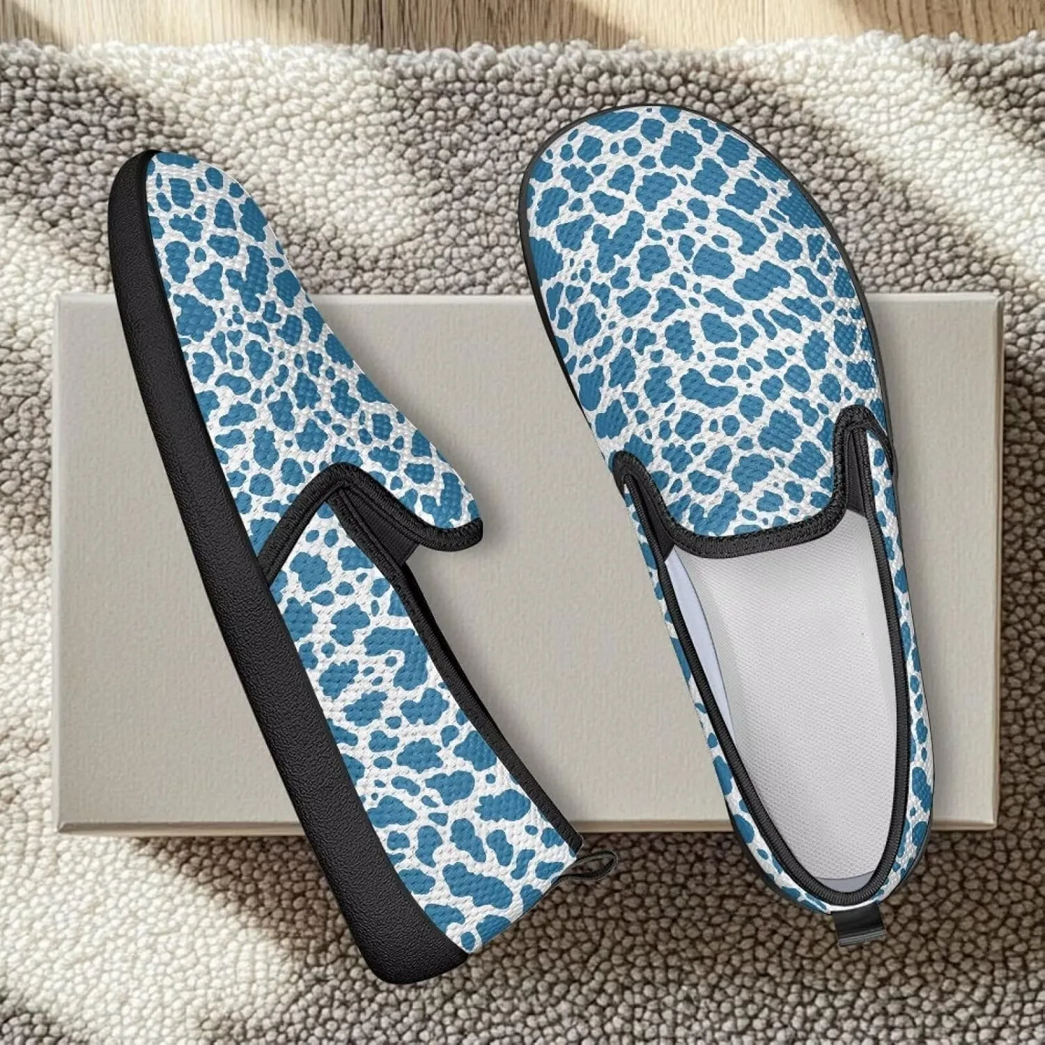 Women Comfortable Fashionable Shoes Breathable Slip On Mesh Shoes Casual Lightweight Tennis Sneakers for Jumping US 6-11 Black Sole