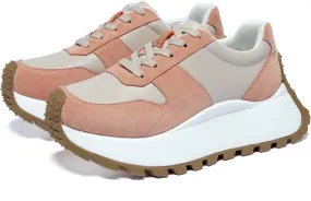 Women's Fashion Sneakers Platform Casual Height Increasing Walking Shoes Retro Running Shoes Outdoor Non-Slip Sports Casual Shoes Women's Chunky Sneakers
