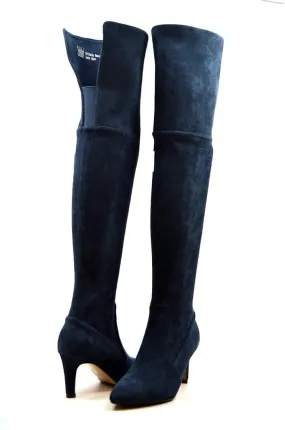 Women's Stella Narrow Calf Over the Knee Suede Boots