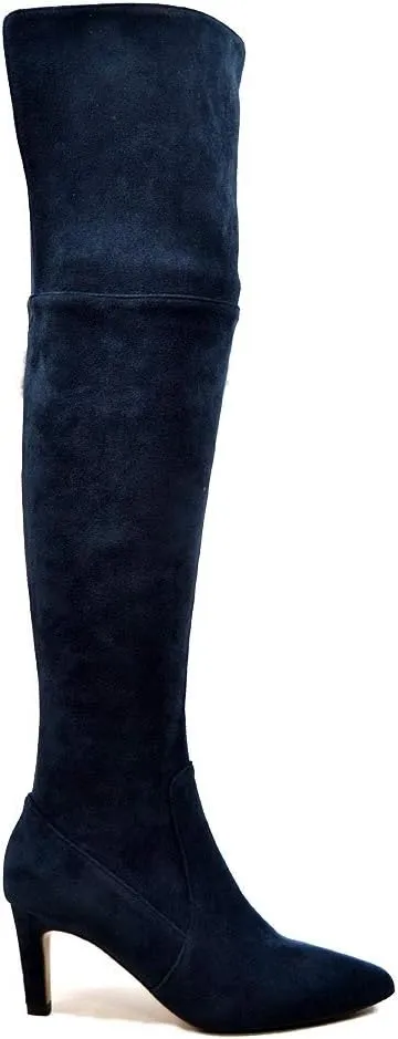 Women's Stella Narrow Calf Over the Knee Suede Boots