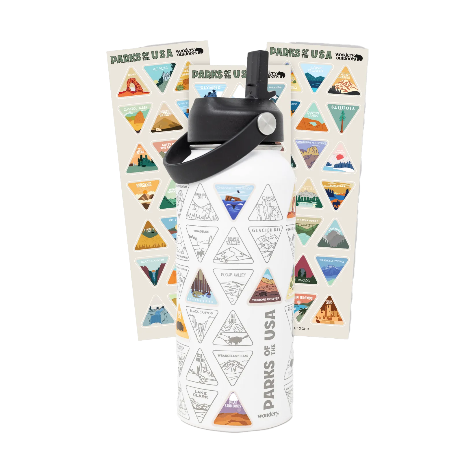 Wondery The Original Parks of the USA Bucket List Bottle